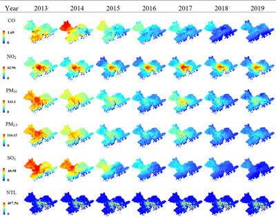 The Impact of Economic Development of the Guangdong-Hongkong-Macao Greater Bay Area on Air Pollution: Investigation Based on Remote Sensing Data of Nighttime Lights and Air Pollution